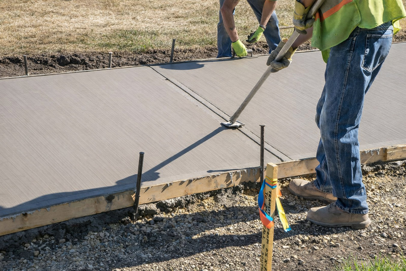 Concrete sidewalk building in Laguna Niguel, CA